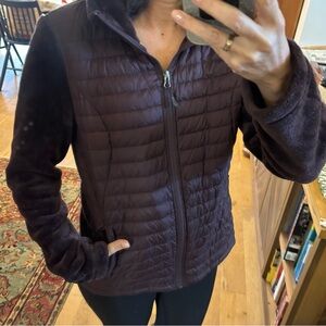 Purple quilted Jacket small